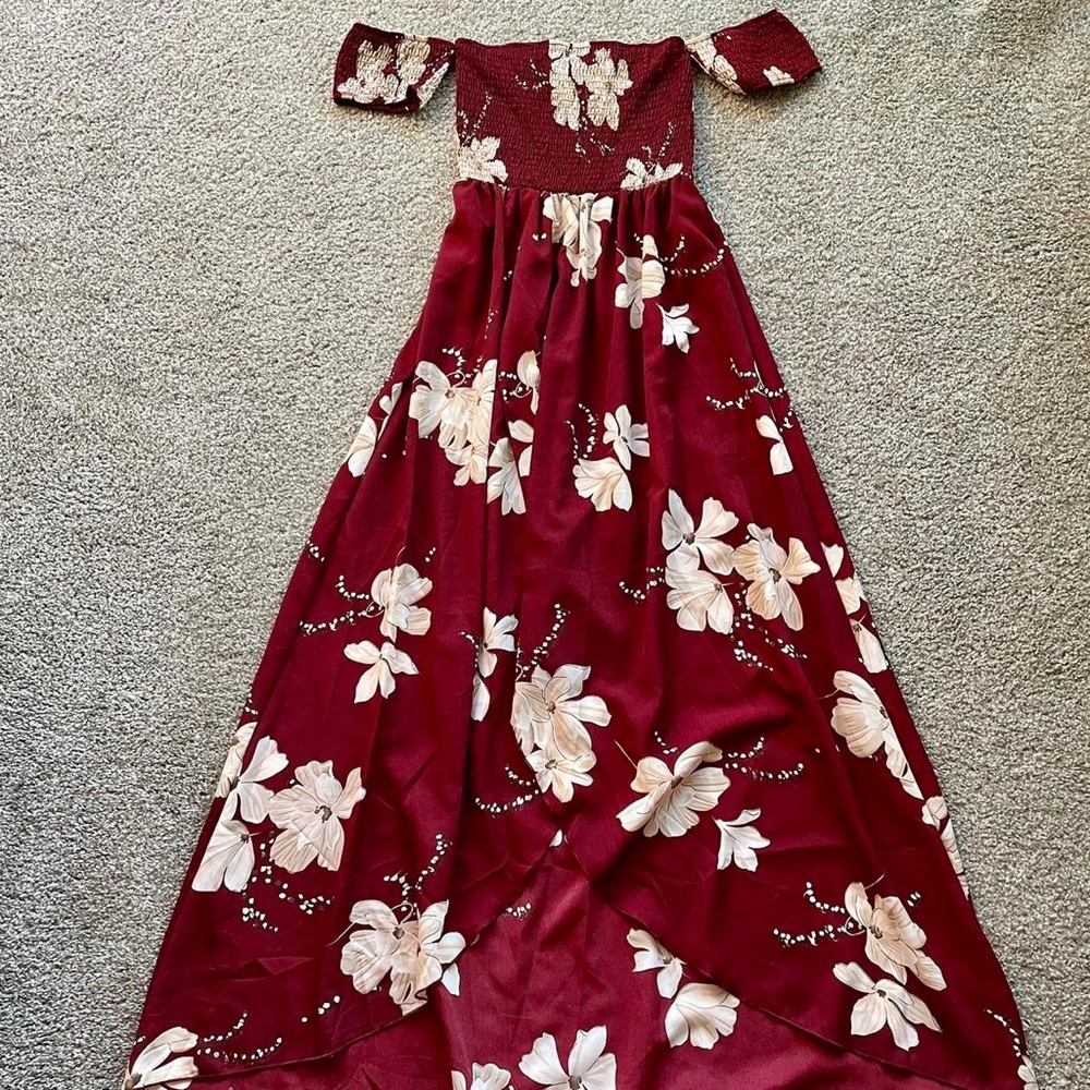 SHEIN Off the shoulder floral dress